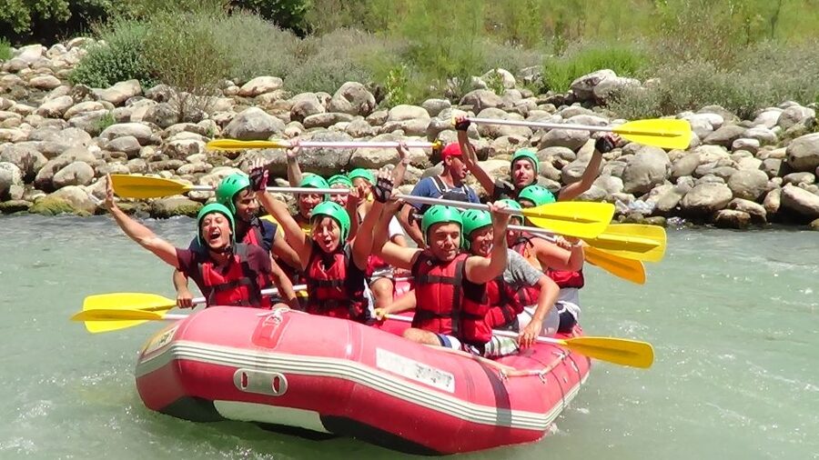 Mix Combo Adventure Tour: Zipline, River Rafting, Canyoning - Köprüçay River rafting: the Level 3, medium rapids details