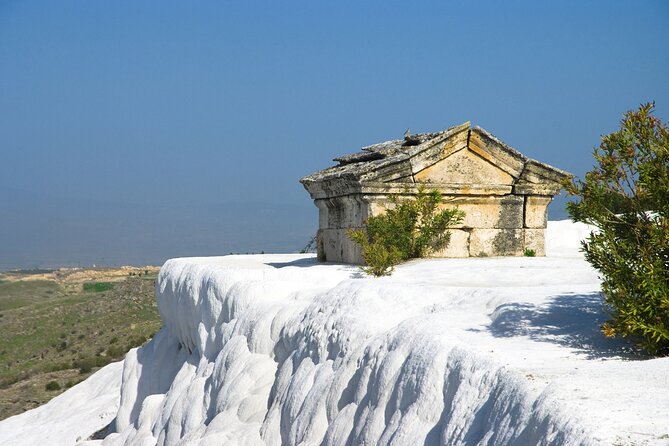 Pamukkale and Hierapolis Shared Tour with Transport - Stop 1: Pamukkale terraces, thermal pools, and UNESCO-level views