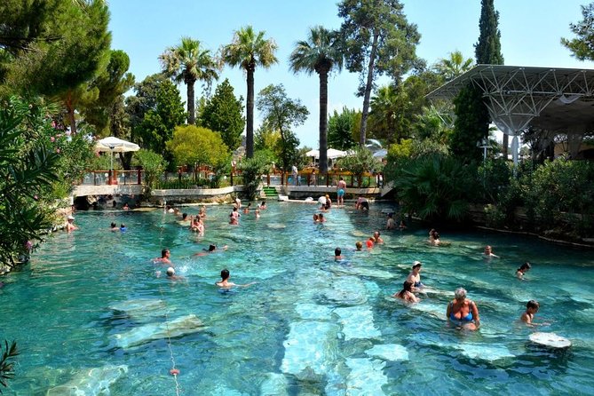 Pamukkale Hierapolis and Cleopatra's Pool Tour with lunch from Antalya - Pamukkale travertines, bare-foot rules, and how to avoid misery