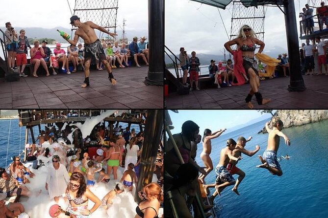 Pirate Boat Tour From Kemer - What to expect on board: music, foam, and the group vibe