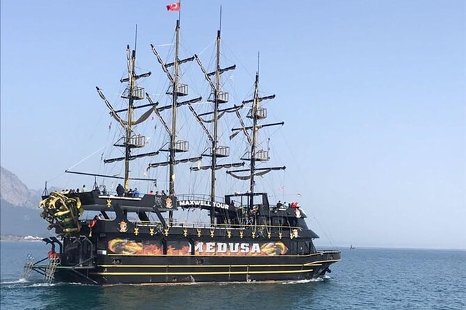 Pirate Boat Trip in Antalya - Board the pirate ship in Kemer: the vibe and what the first stop gives you