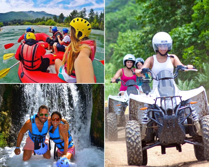 Quad Safari & Rafting Combo Adventure Tour - Driving parallel to the river, then the 15 minute swim