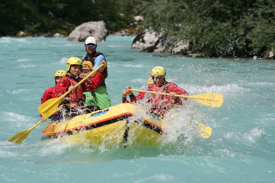 Rafting, Buggy or Quad, Zipline, Canyoning (4 in 1) Tour - Rafting under the Ancient Roman Bridge, built for both nerves and views