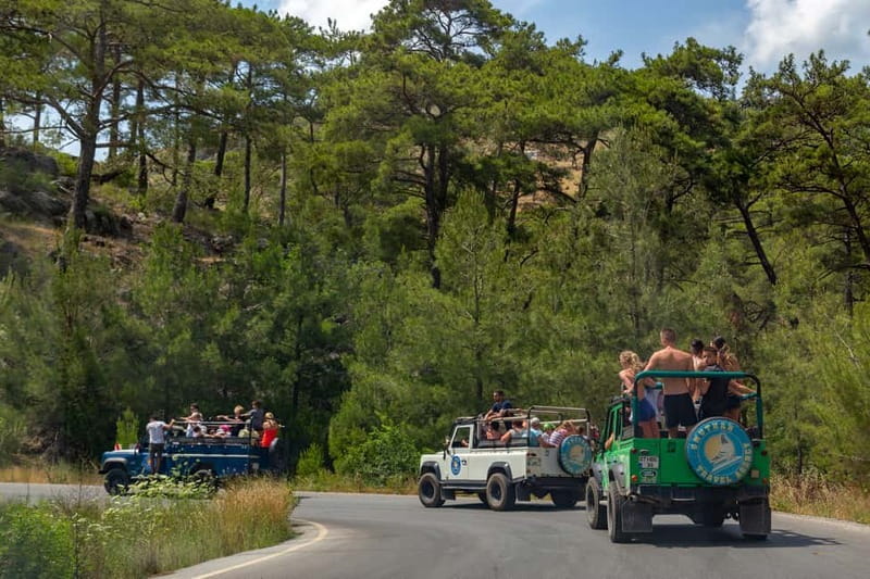 Rafting & Jeep Safari Adventure in Koprulu Canyon - Eagle (Adler) Canyon Jeep safari: off-road terrain and the wildlife vibe