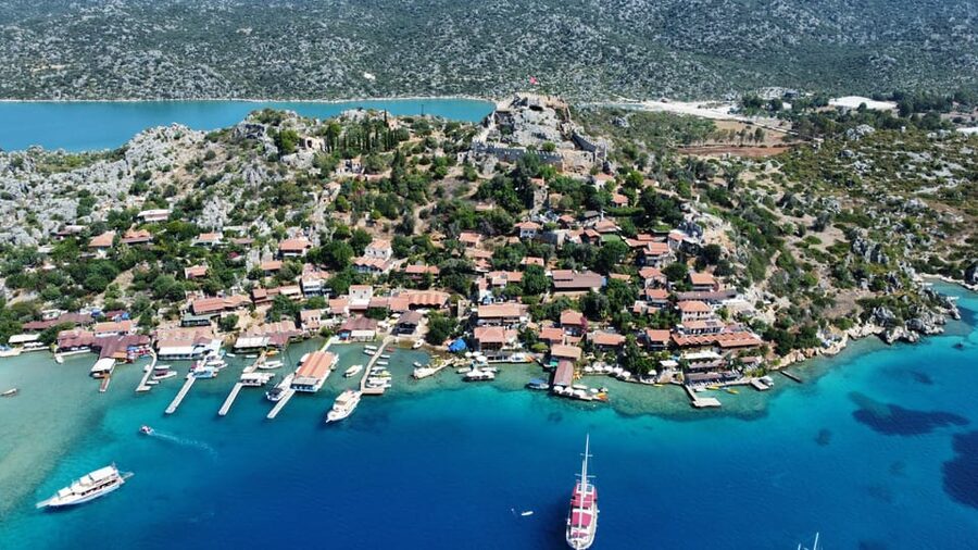 Sail Turkey: Olympos to Fethiye Gulet Cruise - Day 2: Kas for Shopping and Swimming, Then Butterfly Valley Morning Views