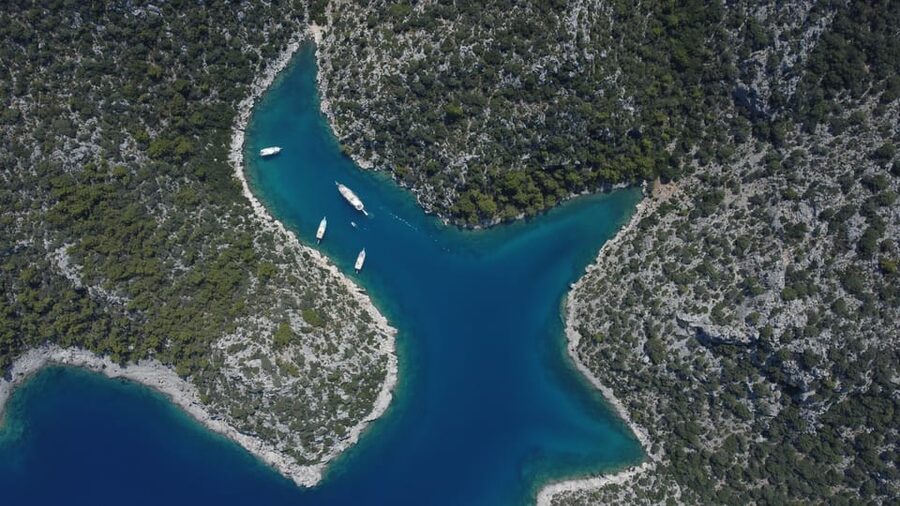Sail Turkey: Olympos to Fethiye Gulet Cruise - Day 3: Oludeniz Blue Lagoon Anchor Time and St Nicholas Island Ruins