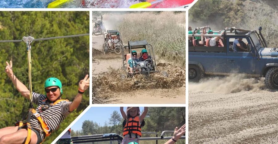 Side&Alanya:Rafting,Jeep,Quad/Buggy Safari/Zipline wLunch - Lunch that helps you finish strong