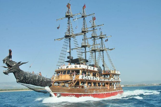 Side: Dolphin Island Boat Tour with Foam Party and Lunch - First swim break at Manavgat Bosphorus (about 45 minutes)