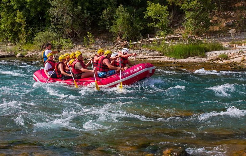 Side: Koprulu Canyon Whitewater Rafting with Lunch - Swim Stops in Crystal-Clear Spring Water