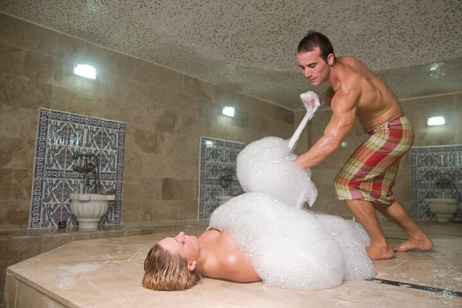 Side: Turkish Bath Experience with Hotel Transfers - The hammam loop: sauna, steam, salt, then scrub and foam