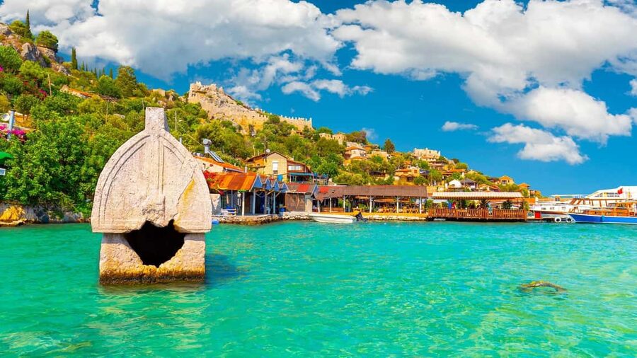 Sunken City Kekova, Demre & Myra Day Tour - Kekova by Boat: Simena Ruins, Swimming, and Snorkel Tips
