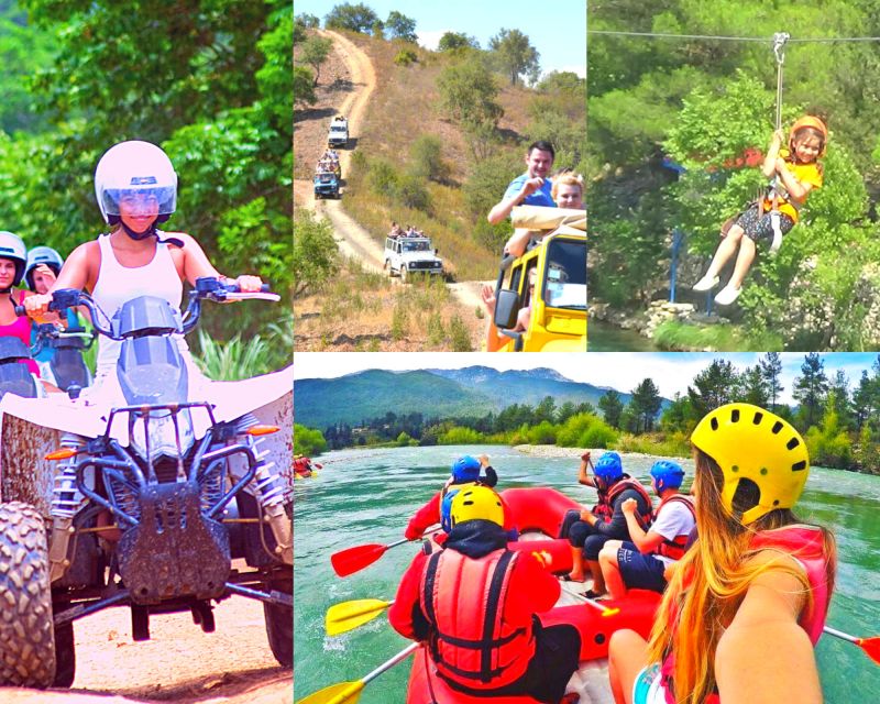 Super Combo: Rafting, Quad or Buggy Ride, Zipline, Jeep Tour - What to Wear and Bring for a Day in the Water