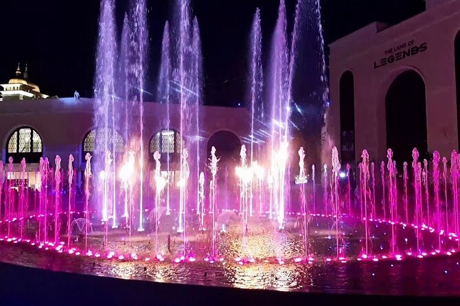 The Land of Legends Night Show Transfer From Antalya - Inside the Show: Light, Music, and Performances That Follow the Beat