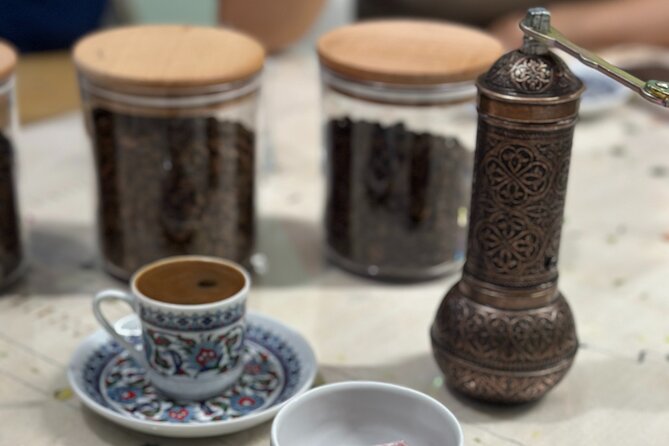 Turkish Coffee on Sand Workshop: Gift Set - Workshop Step: Beans, Grinders, and the Cezve Setup