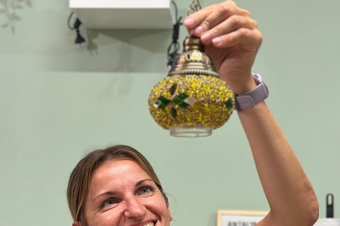 Turkish Mosaic Lamp Workshop in Antalya Near Old Town - The workshop flow: history intro, design choices, then hands-on assembly