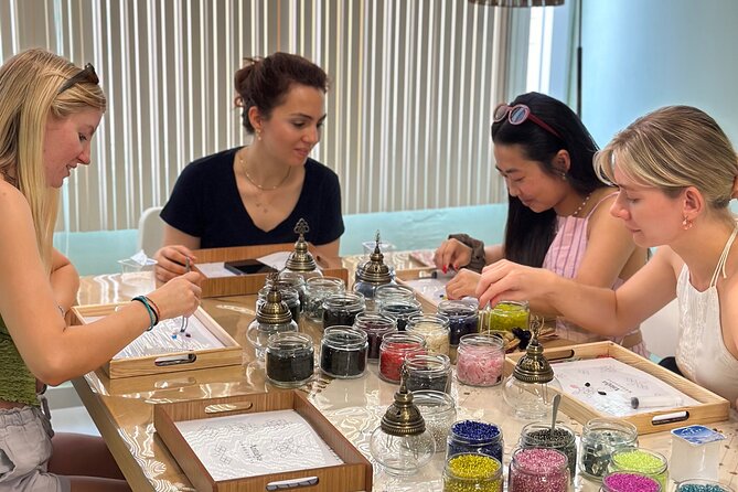 Turkish Mosaic Lamp Workshop in Antalya Near Old Town - What you make: the lamp parts, the LED, and the final take-home size